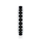Channel Set Black Spinel Eternity Ring