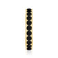 Channel Set Black Spinel Eternity Ring