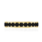 Channel Set Black Spinel Eternity Ring