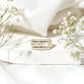 Certified Moissanite Wide Wedding Band Ring