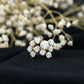 Certified Round Moissanite Cluster Engagement Ring for Women