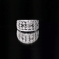 Certified Moissanite Vintage Wedding Band Ring