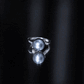 8 Carat Solitaire Tahitian Pearl Bypass Engagement Ring with Diamond
