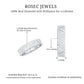 Natural Diamond Wide Wedding Band for Women