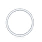 Natural Diamond Wide Wedding Band for Women