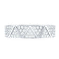 Natural Diamond Wide Wedding Band for Women