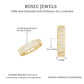 Natural Diamond Wide Wedding Band for Women