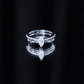 Certified Brilliant Cut Moissanite Marquise Cut Engagement Ring