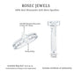 Certified Brilliant Cut Moissanite Marquise Cut Engagement Ring