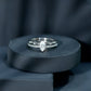 Certified Brilliant Cut Moissanite Marquise Cut Engagement Ring