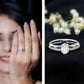 Oval Cut Moissanite Engagement Ring For Women