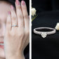 Heart Shape Moissanite Designer Engagement Ring for Women