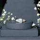 Cushion Cut Moissanite Solitaire Engagement Ring with Split Shank