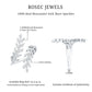 Certified Moissanite Leaf Wrap Ring for Women