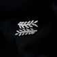 Certified Moissanite Leaf Wrap Ring for Women
