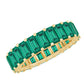 Certified Lab Created Emerald Full Eternity Ring