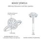 Brilliant Cut Moissanite Classic Engagement Ring with Halo