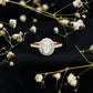 Brilliant Cut Moissanite Classic Engagement Ring with Halo