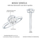 1.3 CT Moissanite Bezel Set Engagement Ring For Women