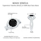 Certified 2 Carat Black Onyx Crossover Engagement Ring with Moissanite Halo