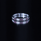 Pink Tourmaline and Diamond Stackable Ring in Bezel Setting