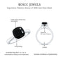 2 Carat Cushion Cut Black Onyx Solitaire Engagement Ring