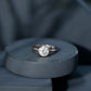 Bezel Set Moissanite Solitaire Ring For Engagement