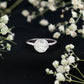 Bezel Set Moissanite Solitaire Ring For Engagement