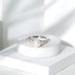 Cultured 7.4 Carat Freshwater Pearl Engagement Ring with Moissanite