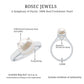 Freshwater Pearl Solitaire with Diamond Ring