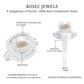 7.4 Carat Freshwater Pearl Double Halo Engagement Ring with Moissanite