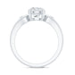 Certified 1.3 Carat Moissanite Promise Engagement Ring