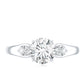 Certified 1.3 Carat Moissanite Promise Engagement Ring