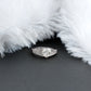 2 Carat Moissanite Heart Designer Engagement Ring with Split Shank