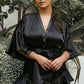 Luxury Soft Satin Kimono Robe by Cinderella Divine