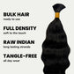 Cabello Ondulado Virgen Indio a Granel para Trenzas 100% Humano