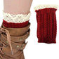 Medium Large Cutie Pie Acrylic Leg Warmer Boot Topper