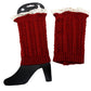 Medium Large Cutie Pie Acrylic Leg Warmer Boot Topper