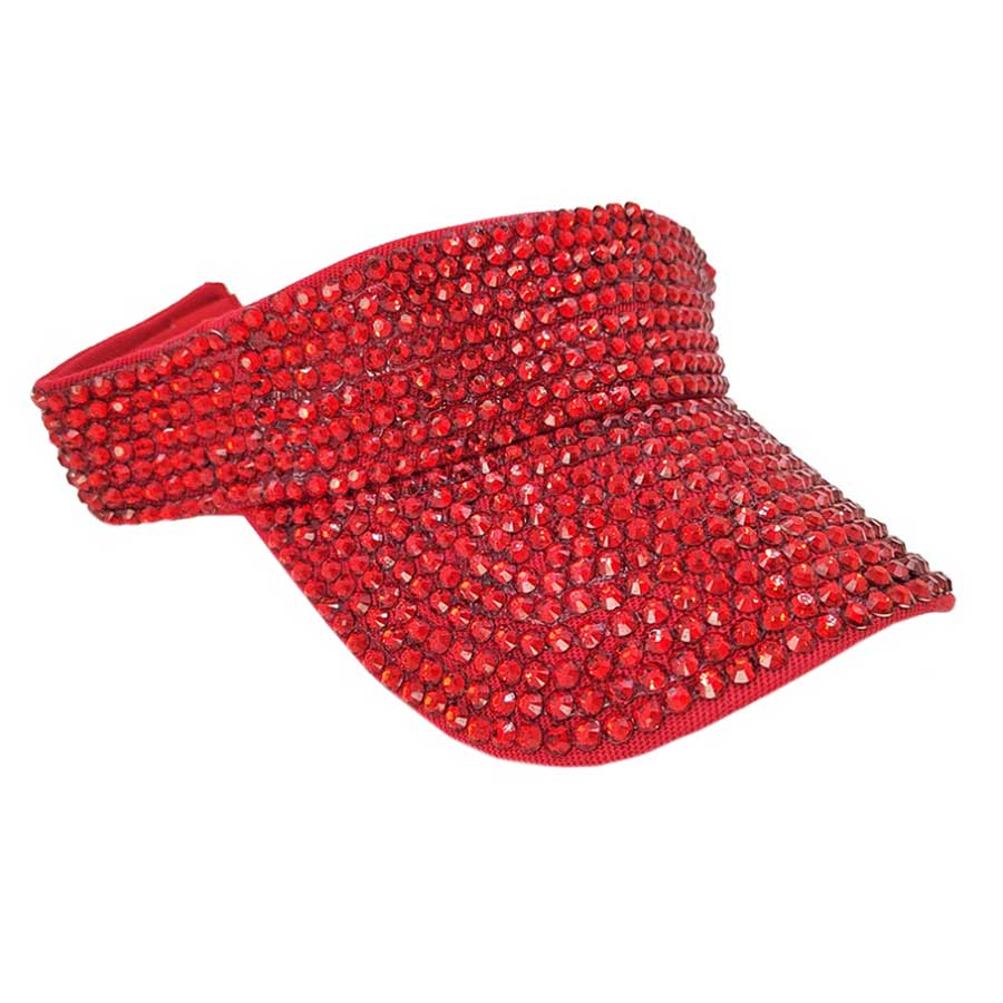 Women's Bling Studded Visor Hat