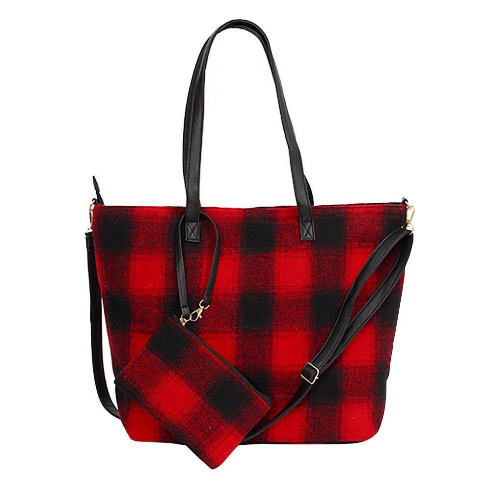 Buffalo Check Weekend Tote Bag