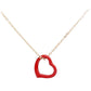 Open Heart Pendant Necklace