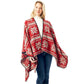 Reversible Snowflake Pattern Ruana