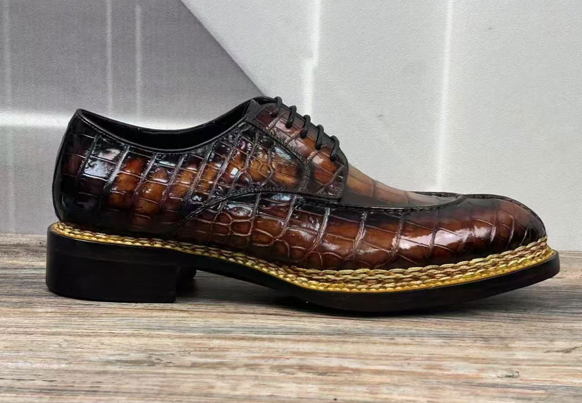 Maurice Regent Alligator Oxford - Coñac