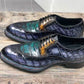Maurice Regent Alligator Oxford - Grey