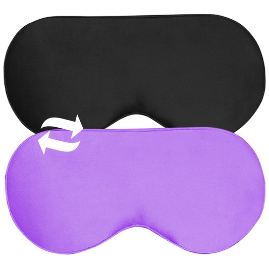 Antifaz de seda de lujo reversible para dormir