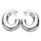 18K Gold Dipped Chunky Stainless Steel Hoop Earrings