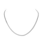 6 Diamond Cut Stainless Steel 18 Inch 4mm Cuban Chain Necklace