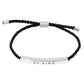 Gold Dipped BE KIND Message Bar Pointed Rope Bracelet