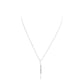 Just Married Metal Bar Pendant Necklace