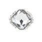 Metal Twig Detailed Stone Stretch Ring